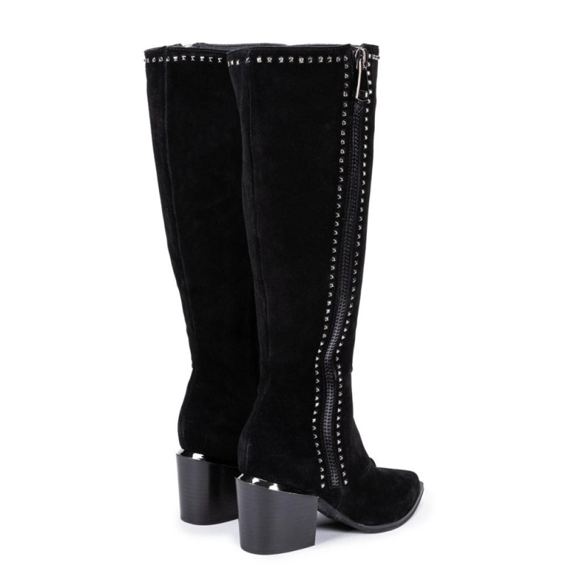 Bottes à Talons Alma En Pena Side Zippé Noir Femme | TTX-17705158